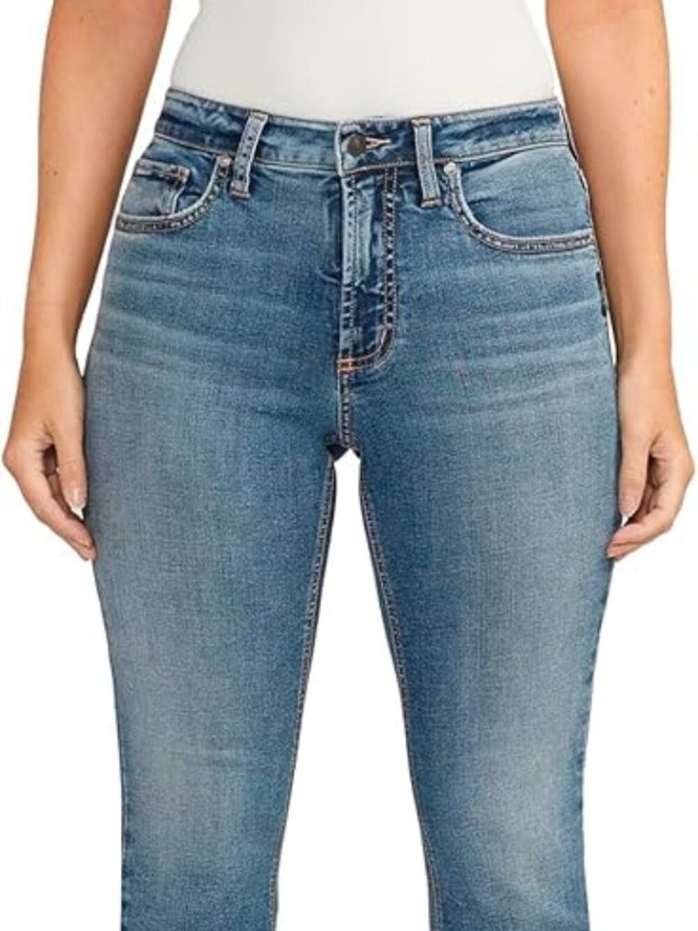 🥳🥳SILVER MOST WANTED ANKLE STRAIGHT 27 X 27